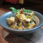 いかやき やまげん - ツブ貝わさび漬