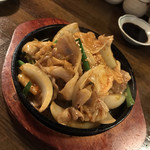 遊酒食堂 宇都宮 - 豚キムチ鉄板焼き