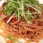 Torattoria Matsumoto - ランチのオイルサーディンのトマトパスタ