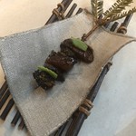 noma - wild mushrooms barbecued with pine