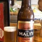 焼鳥 酒彩 きなせぇ - ザ・モルツ瓶ビール大650円税抜