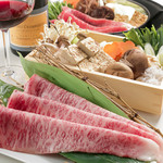 松阪牛，「和牛中的極品」！松阪牛壽寿喜烧套餐5道菜 14,000日圓 宴會、酒會、娛樂