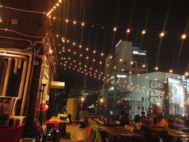 なんば星空酒場 肉ビアガーデン 旧店名 星空スカイビアガーデン 難波 南海 ビアガーデン 食べログ