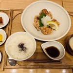 京都石塀小路豆ちゃ - 鶏の竜田あげおろしポン酢