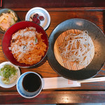 手打ち蕎麦 夢屋 - かやく定食①