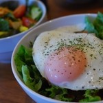 ジーカフェ - ロコモコ丼