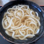 春の家うどん - かけうどん（具なしで注文）大盛