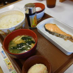 Sukiya - 鮭朝食(¥390税込み)モーニング