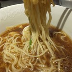 Raamen Kagetsu Arashi - 期間限定 醤油Soba 麺アップ(2019年10月6日)