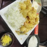 とりきち イオンモール長久手店 - とり天チョモランマ定食￥1299