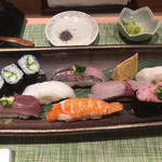 すし縁 - 旬のネタが入った ランチメニュー