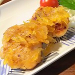 雀の巣本家 - つくねのレモンピール煮(アップ)