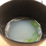 鮨 あらい - しじみ汁