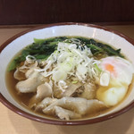 そばの神田 東一屋 - アサソバビンボー！  
      朝そば＋肉！