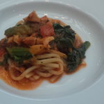 リストランテ　プリマヴェーラ - ツブ貝と菜の花の生パスタ