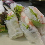 ズワイ蟹の生春巻き