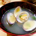 日本橋蛎殻町 すぎた - 浅利の味噌汁
