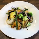 ナガタ店 - 野菜とベーコンのトマトソース（pasta）