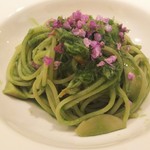 祇をん 段ばた - ズワイガニと春菊のパスタ