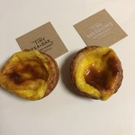 TINY BREAD & CAKE NATURA MARKET - 【エッグタルト】紙の大きさは1辺5.5cm