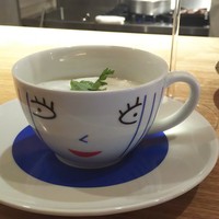祇をん 段ばた - タマネギと生麩のポタージュ