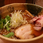 Yaki Ago Shio Ramen Takahashi - 焼きあご塩らー麺（麺固め）アップ