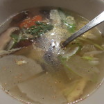 元氣七輪焼肉 牛繁 - ふんわり玉子スープ