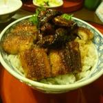 炭焼うな富士 - 肝入りうな丼（限定）２７００円