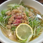 松阪牛麺・出汁かけた直後