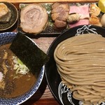 中華蕎麦 とみ田 - つけめん＋特選全部のせトッピング＋心の味焼売