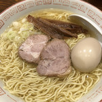 中華そば さとう - 中華そば大750円＋味玉100円