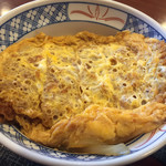 和風レストランまるまつ - 2019年10月。かつ丼は卵しっかりふわふわタイプ。