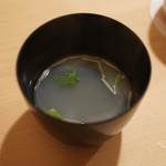 鮨 あらい - しじみ汁