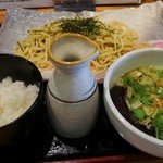 会津ラーメン 和 - 特製醤油青じそつけ麺