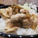 駅そば 清流そば - セットの豚丼(がが南蛮漬け)