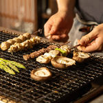 Oyama chicken Grilled skewer with green onions