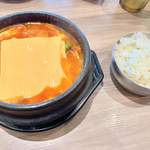 Kankokuryouri Bibimu - チーズスンドゥブとごはんのセット