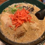 博多とんこつ 天神旗 - 老塩とんこつ 750円