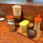 博多とんこつ 天神旗 - カウンター