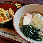 日本そば・うどん　ひらのや - ランチ(A) 精進天丼セット