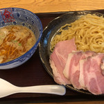 支那そば 僉 - 醤油つけ麺大盛り！