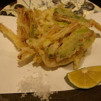 室町 和久傳 - かき揚げ（白魚と野菜）