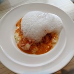 俺のフレンチ - 横浜名物たっぷり海老のリゾットふわふわソース　¥680
      すっごくいい香り〜