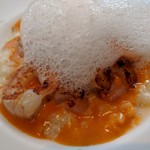 俺のフレンチ - 泡に隠れて海老が満員