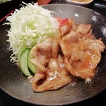 キッチン ポポット - 豚しょうが焼アップ