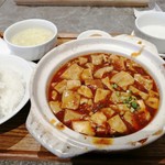 麻辣大学 - 麻婆豆腐定食　850円