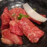 焼肉 寿亭 - 和牛上切り落とし