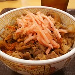 Sukiya - 牛肉並おしんこセットツユダク500円