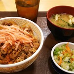 Sukiya - 牛肉並おしんこセットツユダク500円