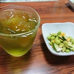焼肉みよし - バナナのお酒とお通し